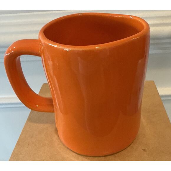 2 Rae Dunn Halloween Mugs BOO & EEK Orange Artisan Collection + TY Spooky Ghost - Picture 8 of 13